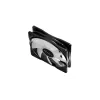 120 mm case fan DeepCool RF120 — White/Black, 120×25 mm, 4-pin PWM, RGB LED, Hydro bearing