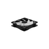 120 mm case fan DeepCool RF120 — White/Black, 120×25 mm, 4-pin PWM, RGB LED, Hydro bearing