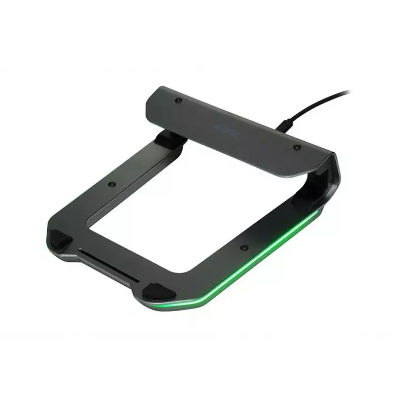 Laptop cooling stand IBOX NC06 for up to 17.3 inch – aluminium, adjustable height, 4 USB ports, quiet fans