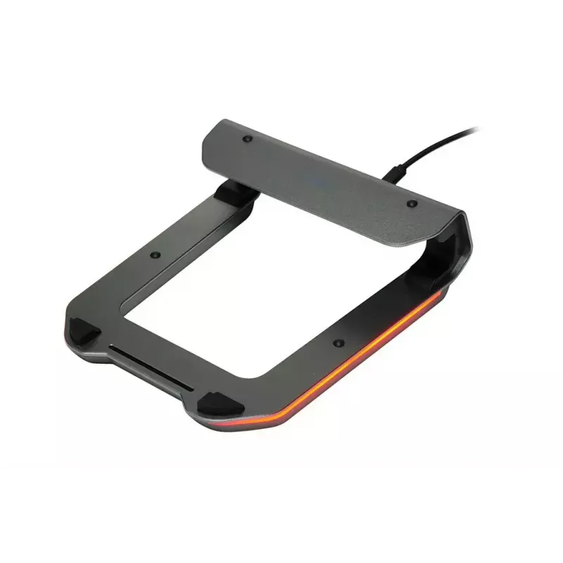 Laptop cooling stand IBOX NC06 for up to 17.3 inch – aluminium, adjustable height, 4 USB ports, quiet fans