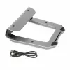 Laptop cooling stand IBOX NC06 for up to 17.3 inch – aluminium, adjustable height, 4 USB ports, quiet fans