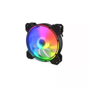Case fan KRUX KRX0067 120mm ARGB LUNAR 120, 1200 RPM, hydraulic bearing, 12 V, 5 V LED, 3-pin connector, anti-vibration