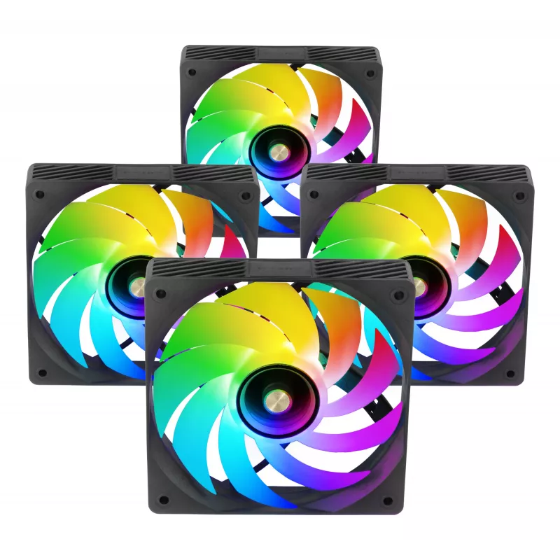 Mars Gaming MFSI4KIT computer cooling system Computer case Fan 12 cm Black