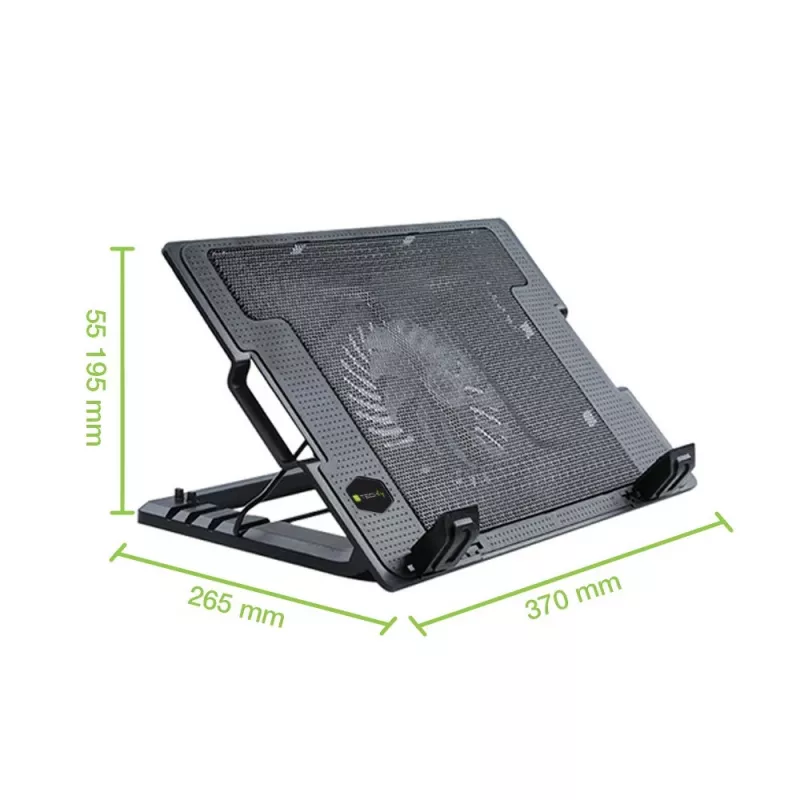 Techly Notebook stand and cooling pad for Notebook up to 17.3 inch