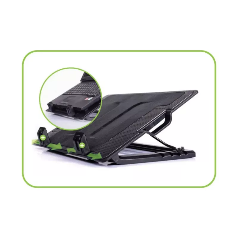 Techly Notebook stand and cooling pad for Notebook up to 17.3 inch