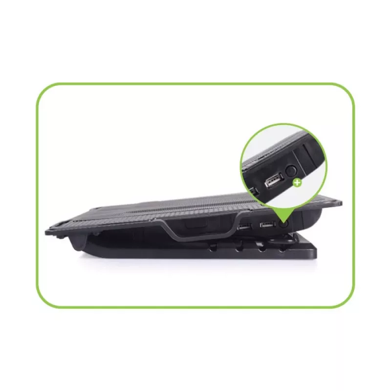 Techly Notebook stand and cooling pad for Notebook up to 17.3 inch