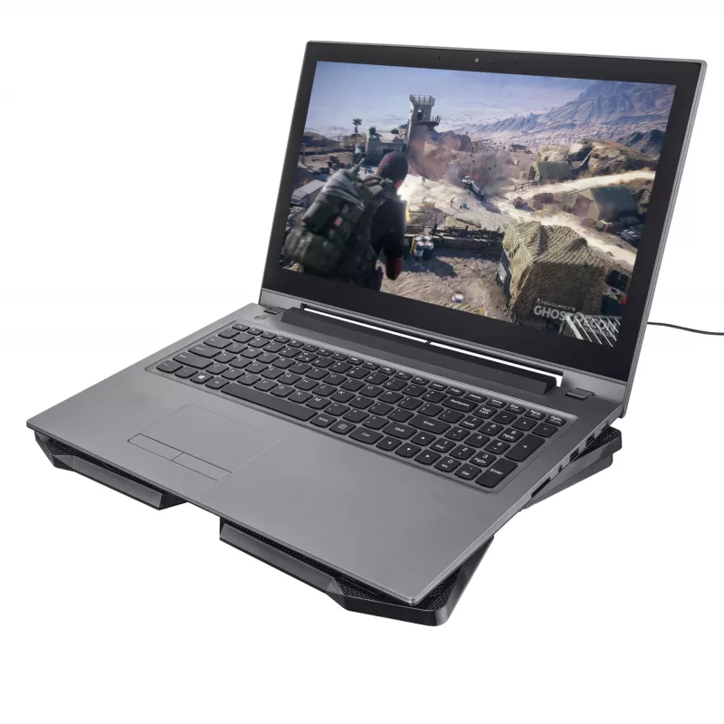 Trust GXT 278 laptop cooling pad 43.9 cm (17.3 inch) Black