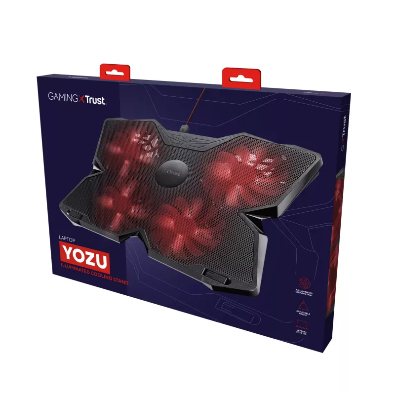 Trust GXT 278 laptop cooling pad 43.9 cm (17.3 inch) Black