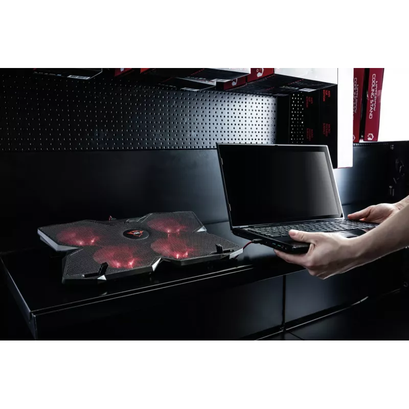 Trust GXT 278 laptop cooling pad 43.9 cm (17.3 inch) Black