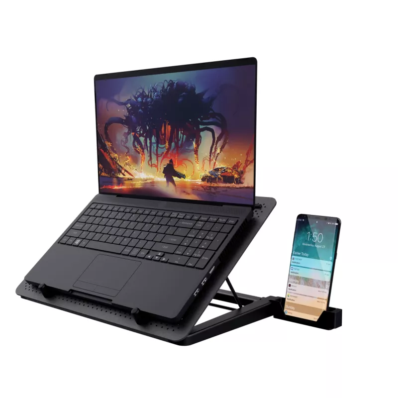 Trust GXT 1125 Quno Laptop stand Black 43.2 cm (17 inch)