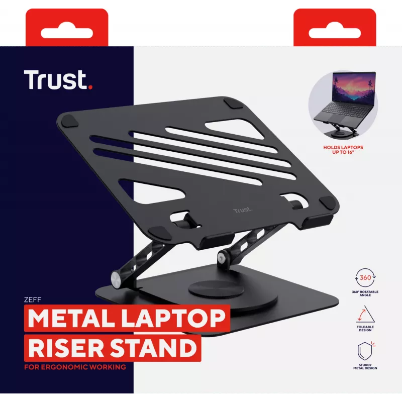 Trust Zeff Laptop stand Black 40.6 cm (16 inch)