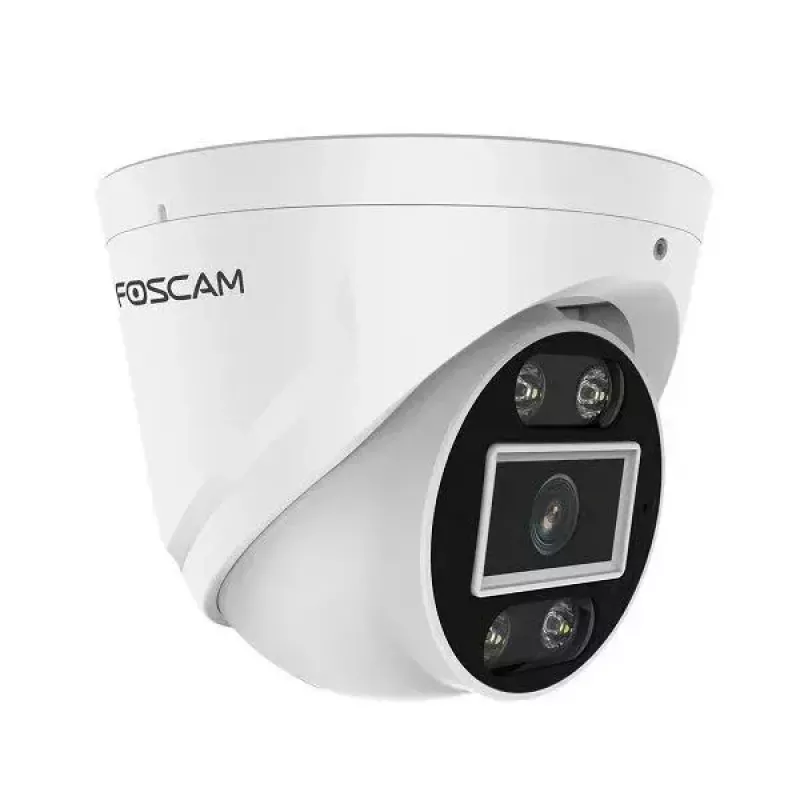 IP security camera Foscam T5EP 5MP PoE dome, 3072×1728, 4 mm lens, PoE (IEEE 802.3af), IP66, night vision 20 m, microSD up to 256 GB