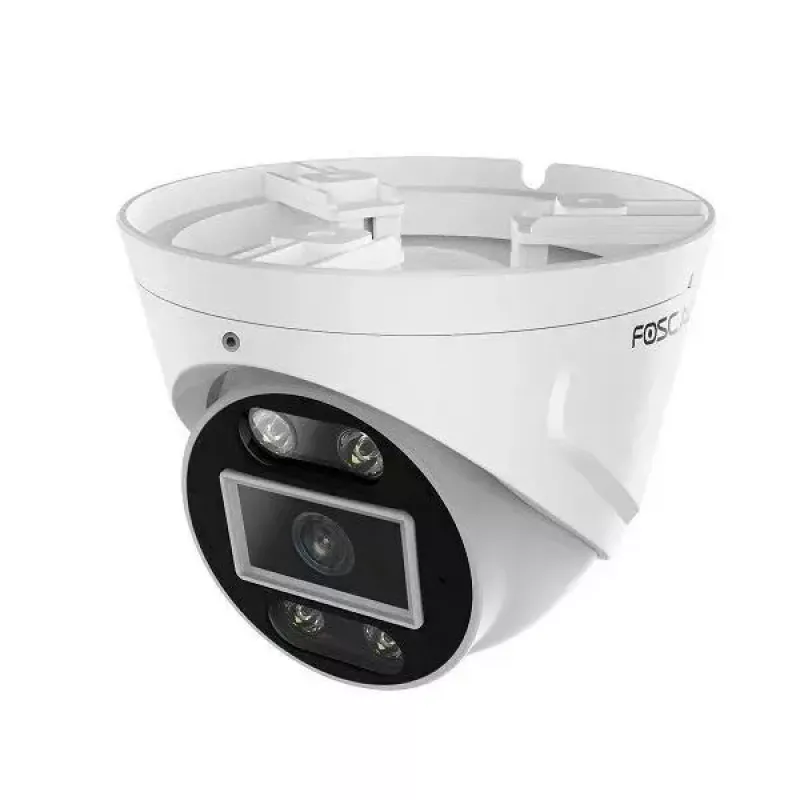 IP security camera Foscam T5EP 5MP PoE dome, 3072×1728, 4 mm lens, PoE (IEEE 802.3af), IP66, night vision 20 m, microSD up to 256 GB