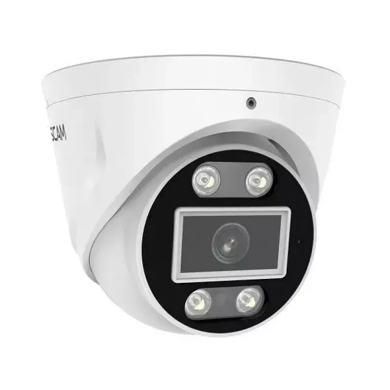 IP security camera Foscam T5EP 5MP PoE dome, 3072×1728, 4 mm lens, PoE (IEEE 802.3af), IP66, night vision 20 m, microSD up to 256 GB