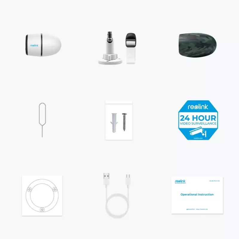 IP security camera Reolink Go Series G330 — 4 MP (2560×1440), 4G LTE, PIR, Battery 28 Wh, Outdoor bullet