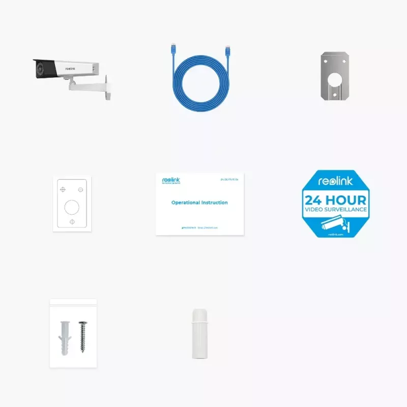 IP security camera Reolink Duo P730 4K, 8 MP, 4608×1728 @20 fps, PoE/DC, IP66, PIR, 30 m IR, MicroSD up to 256 GB