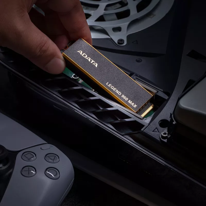 Internal M.2 2280 NVMe SSD ADATA LEGEND 960 MAX 1 TB PCIe 4.0, Read 7400 MB/s, Write 6000 MB/s, 3D NAND