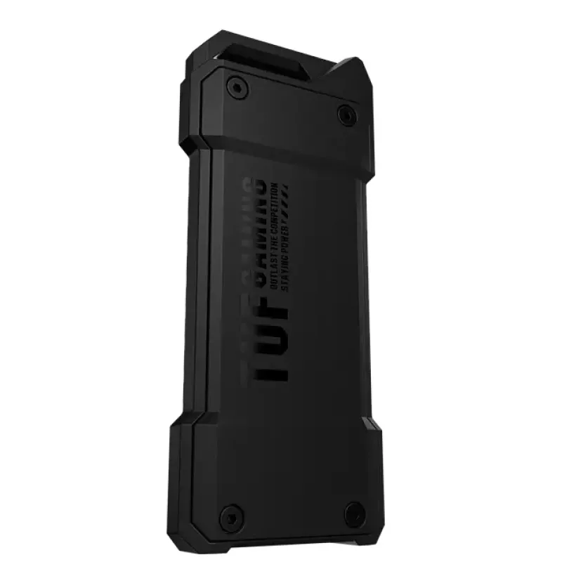 SSD enclosure ASUS ESD-T1A/BLK/G/AS — M.2 (SATA/PCIe) single-bay, USB-C 3.2 Gen2, 10 Gbit/s, black, key lock