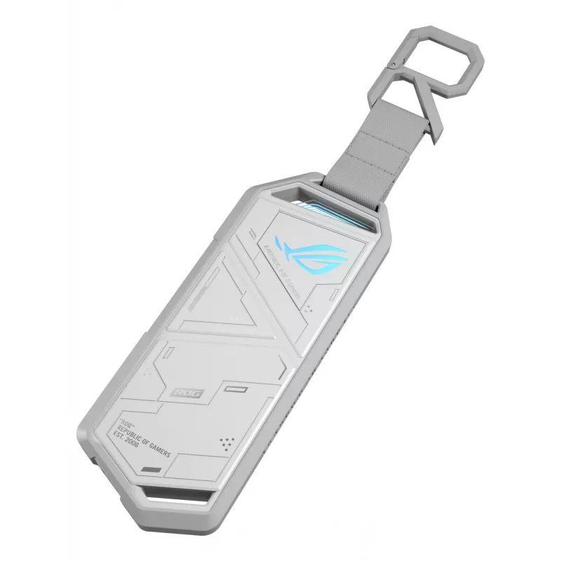 SSD enclosure ASUS ROG Strix Arion White Edition — M.2 PCIe, USB Type-C 10 Gbit/s, single-drive