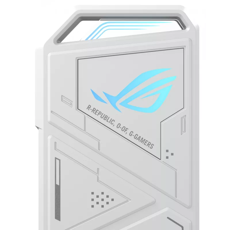 SSD enclosure ASUS ROG Strix Arion White Edition — M.2 PCIe, USB Type-C 10 Gbit/s, single-drive
