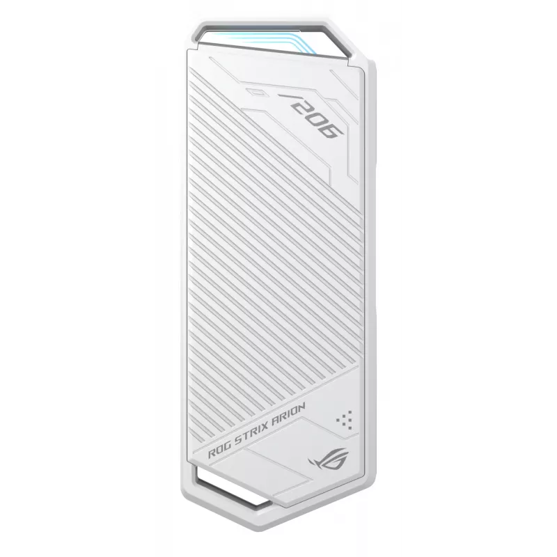SSD enclosure ASUS ROG Strix Arion White Edition — M.2 PCIe, USB Type-C 10 Gbit/s, single-drive