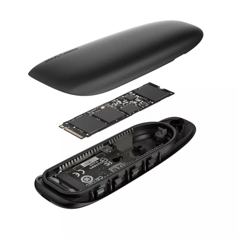 External SSD case ASUS COBBLE black M.2 NVMe SATA 10Gbps USB-C