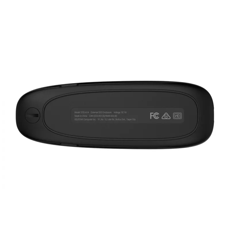 External SSD case ASUS COBBLE black M.2 NVMe SATA 10Gbps USB-C