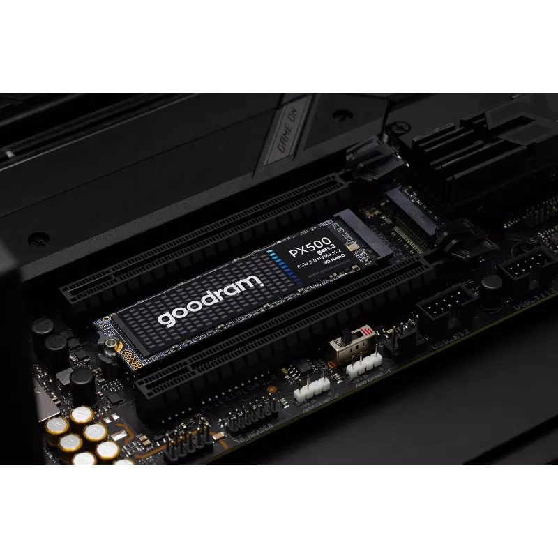 Internal SSD GOODRAM PX500 GEN.3 M.2 1 TB — PCIe 3.0 NVMe, Read 3300 MB/s, Write 2700 MB/s, 2280