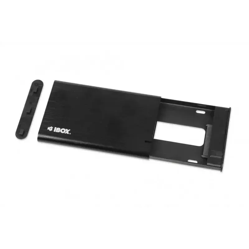 HDD/SSD enclosure IBOX HD-05 Black — 2.5 inch SATA III, USB 3.2 Gen 1 (5 Gbit/s), Micro-USB B, UASP, up to 10 TB
