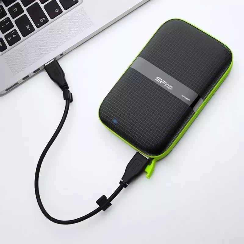 External HDD Silicon Power Armor A60 1 TB 2.5 inch USB 3.2 Gen 1, shock resistant, AES-256, black
