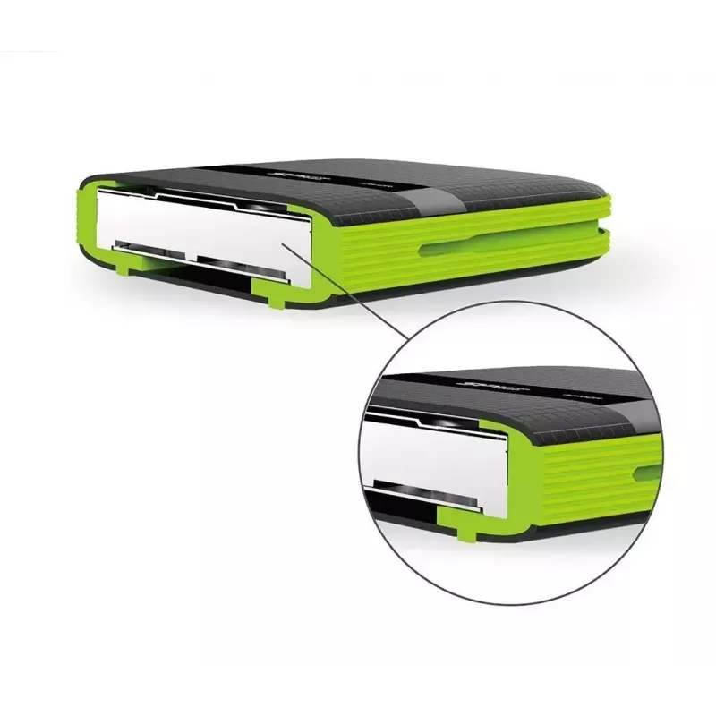 External HDD Silicon Power Armor A60 1 TB 2.5 inch USB 3.2 Gen 1, shock resistant, AES-256, black