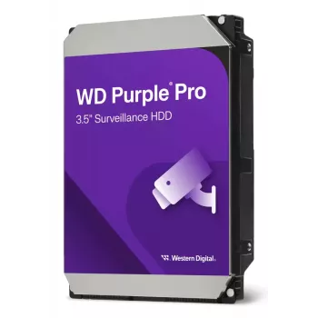 WESTERN DIGITAL Hard Drive - Wd Purple Pro WD122PURP - 12TB - SATA 6Gb/s - 3.5in - 7200rpm