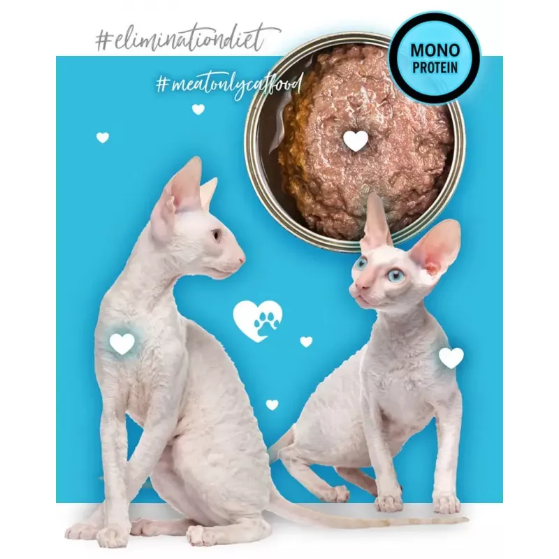 3Coty Duck Wet Cat Food for Adult Cats, 80 g