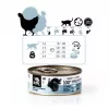 Wet cat food 3coty Turkey with chicken 80 g pouch — complete adult feed, 19% protein, 64.7% moisture