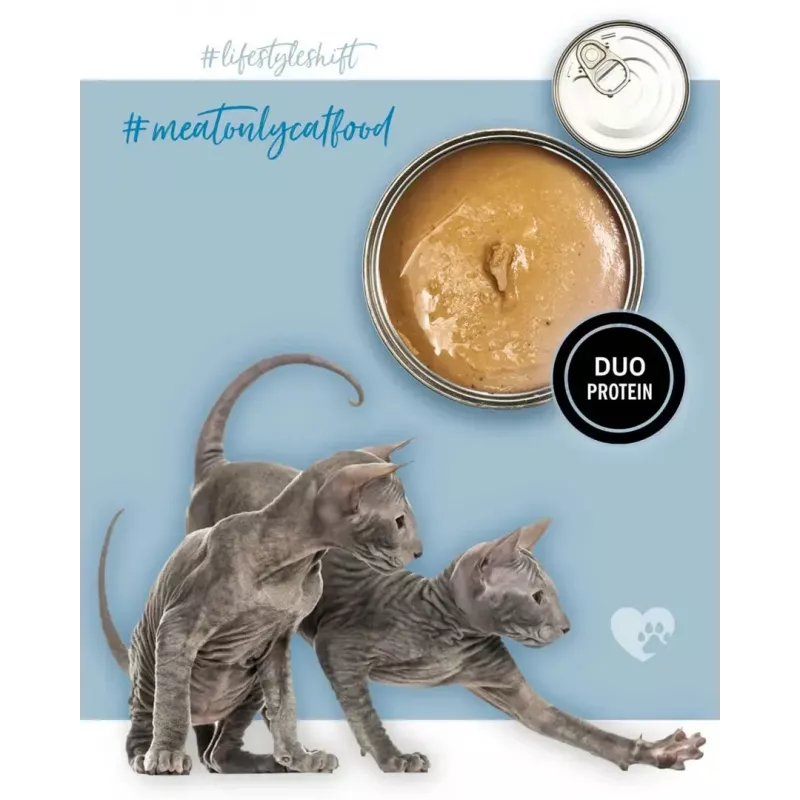 3Coty Turkey with Chicken Wet Cat Food for Kittens, 80 g