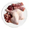 Wet cat food 3coty Chicken with duck for kittens 80 g pouch, complete feed, protein 20%, fat 9%