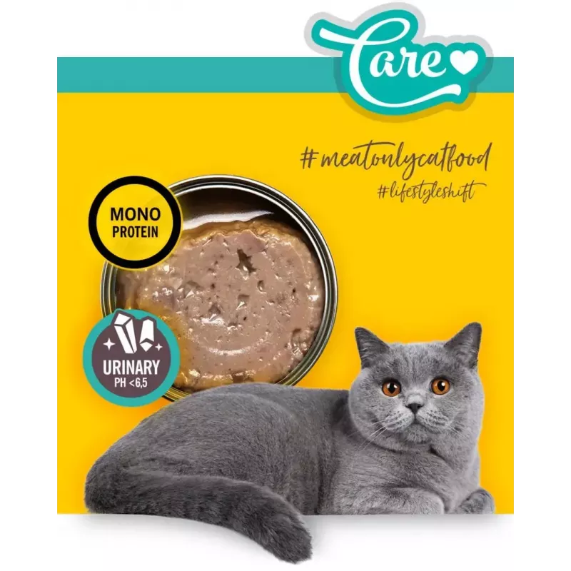 Wet cat food 3coty Chicken Struvite care 80 g — wet food pouch, adult cats, chicken, complete feed