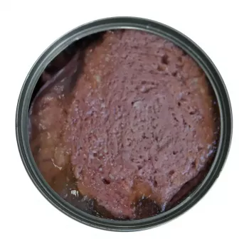 Wet cat food BULT Rich in beef 400 g — adult complete canned wet food, 77% moisture, 9% protein, gluten- and soy-free