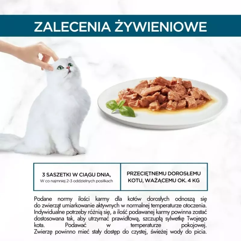 Wet cat food Purina Nestlé GOURMET Perle Mini fillets in sauce, sachets 60 x 85 g, adult cats, 80% moisture