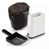 Rotho indoor storage container BIALA black for cat litter scoop 91×162×290 mm, plastic, waste bags included