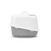 Hooded litter box Savic Nestor Jumbo Grey White 665×485×465 mm, plastic, height 465 mm