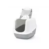 Hooded litter box Savic Nestor Jumbo Grey White 665×485×465 mm, plastic, height 465 mm
