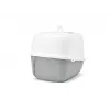 Hooded litter box Savic Nestor Jumbo Grey White 665×485×465 mm, plastic, height 465 mm