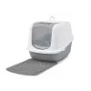 Hooded litter box Savic Nestor Jumbo Grey White 665×485×465 mm, plastic, height 465 mm