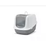 Hooded litter box Savic Nestor Jumbo Grey White 665×485×465 mm, plastic, height 465 mm