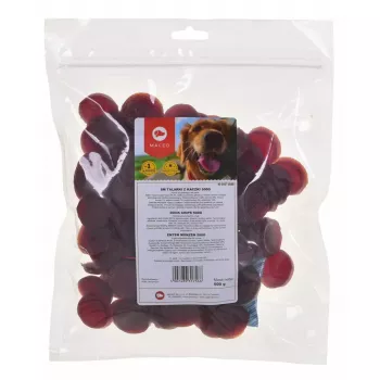 Dog treat MACED Duck chips 500 g — single-ingredient duck snack, 500 g, protein 28%, fat 1%