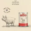Wet dog food OLLO Pure Pork 850 g — complete adult wet food, monoprotein, 17% protein, 11.5% fat, 63% moisture