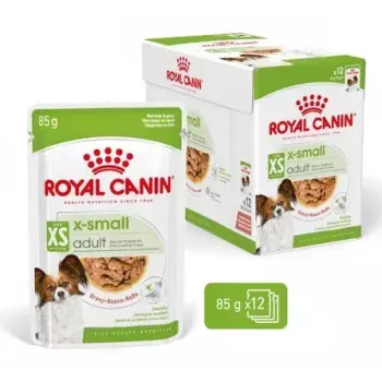 Wet dog food Royal Canin X-Small Puppy Meat 85 g sachets, 12 x 85 g, for X-Small/Small breeds