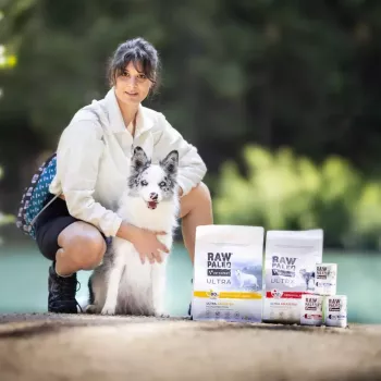 Wet dog food VETEXPERT RAW PALEO Puppy Monoprotein Duck 400 g, moisture 74.8%, protein 9.6%, fat 10.6%