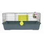 Cage ZOLUX CLASSIC 80 cm gray aquamarine — metal/plastic indoor cage for guinea pig, 810×540×350 mm, includes hay rack